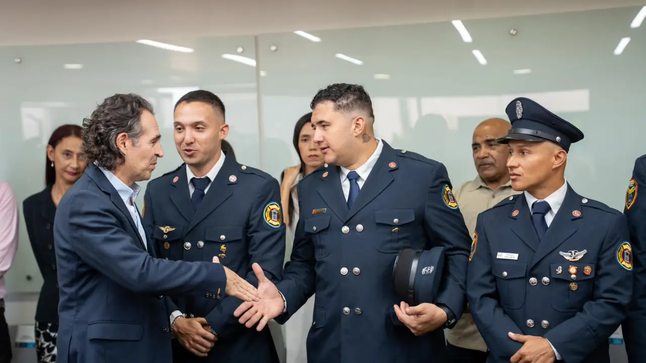 ¡Héroes de Medellín! Bomberos que ayudaron tras los terremotos en Venezuela fueron condecorados 3 ¡Héroes de Medellín! Bomberos que ayudaron tras los terremotos en Venezuela fueron condecorados