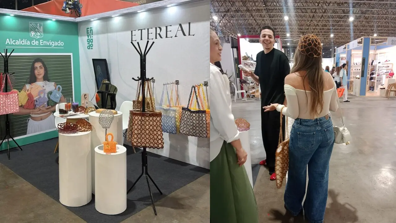 ¡Brillo, arte y talento local! ETEREAL, la marca de bolsos y accesorios en pedrería que deslumbra en Colombiamoda 4 etereal4