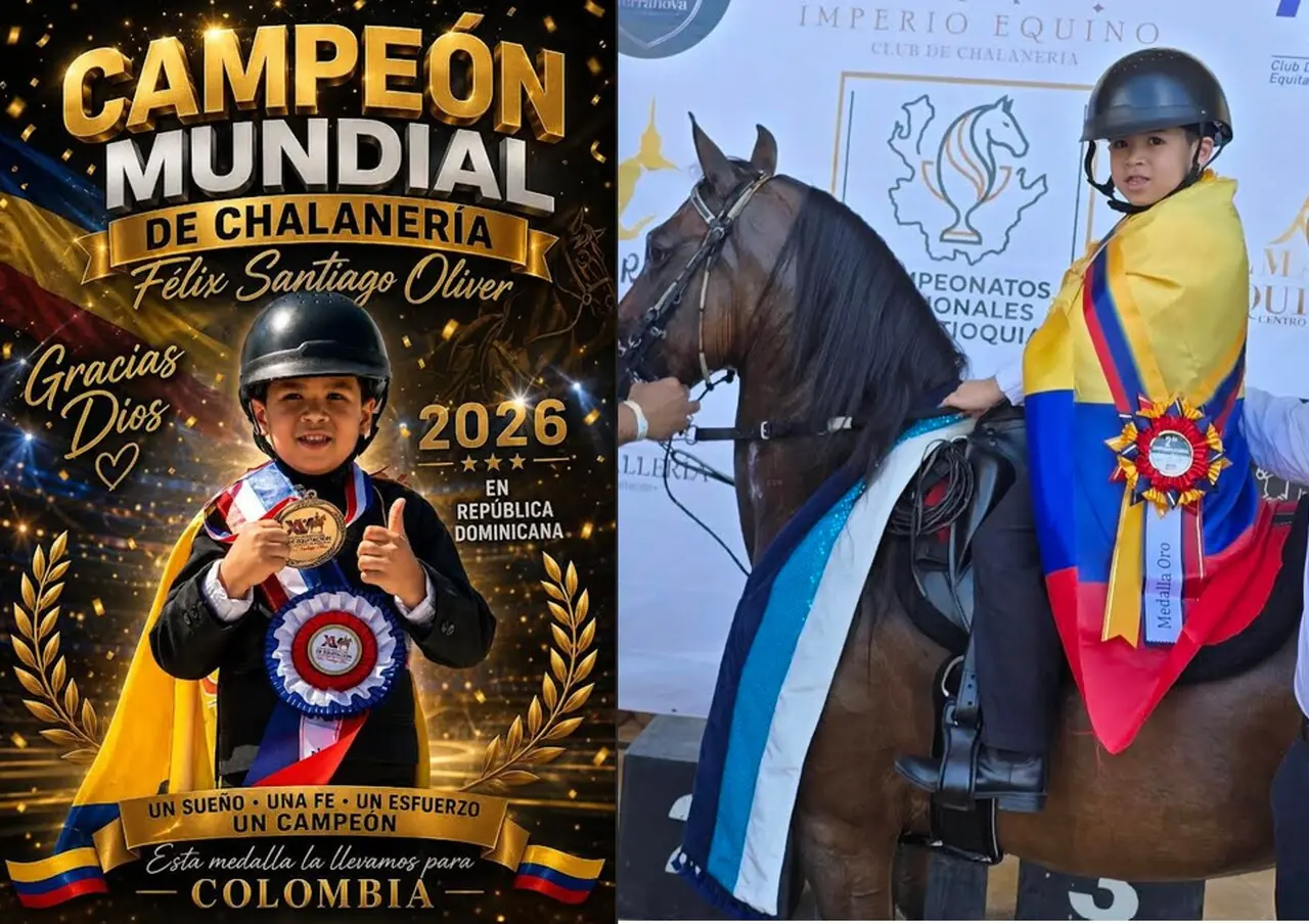 Jorge Alejandro Restrepo Soto, el niño que nació entre caballos y hoy es Campeón Mundial de Chalanería 2026 3 jorge alejandro1