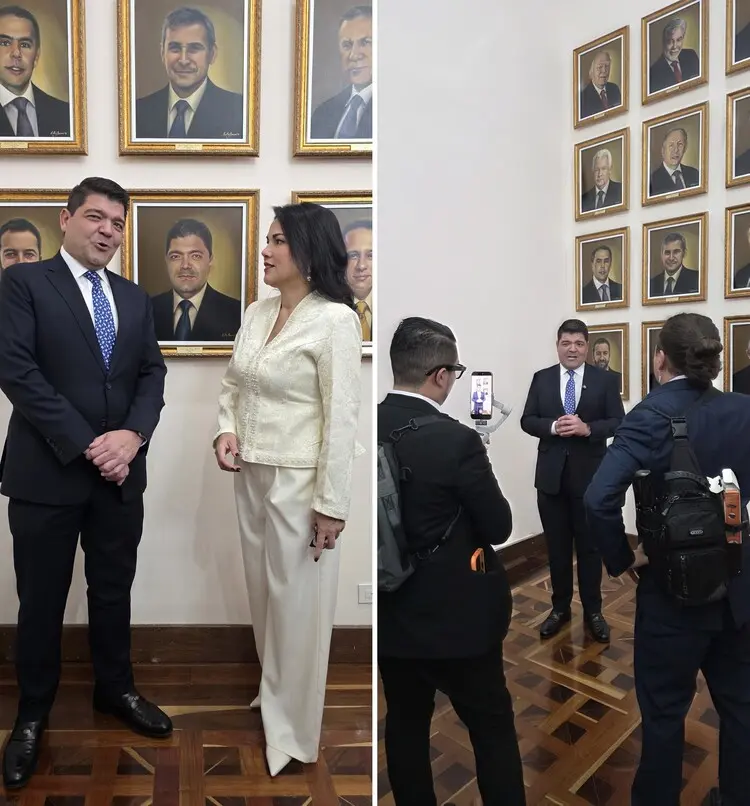 Juan Diego Gómez, la cuota Antioqueña en la inauguración del Salón de Presidentes en el Congreso de la República 4 juandiego3
