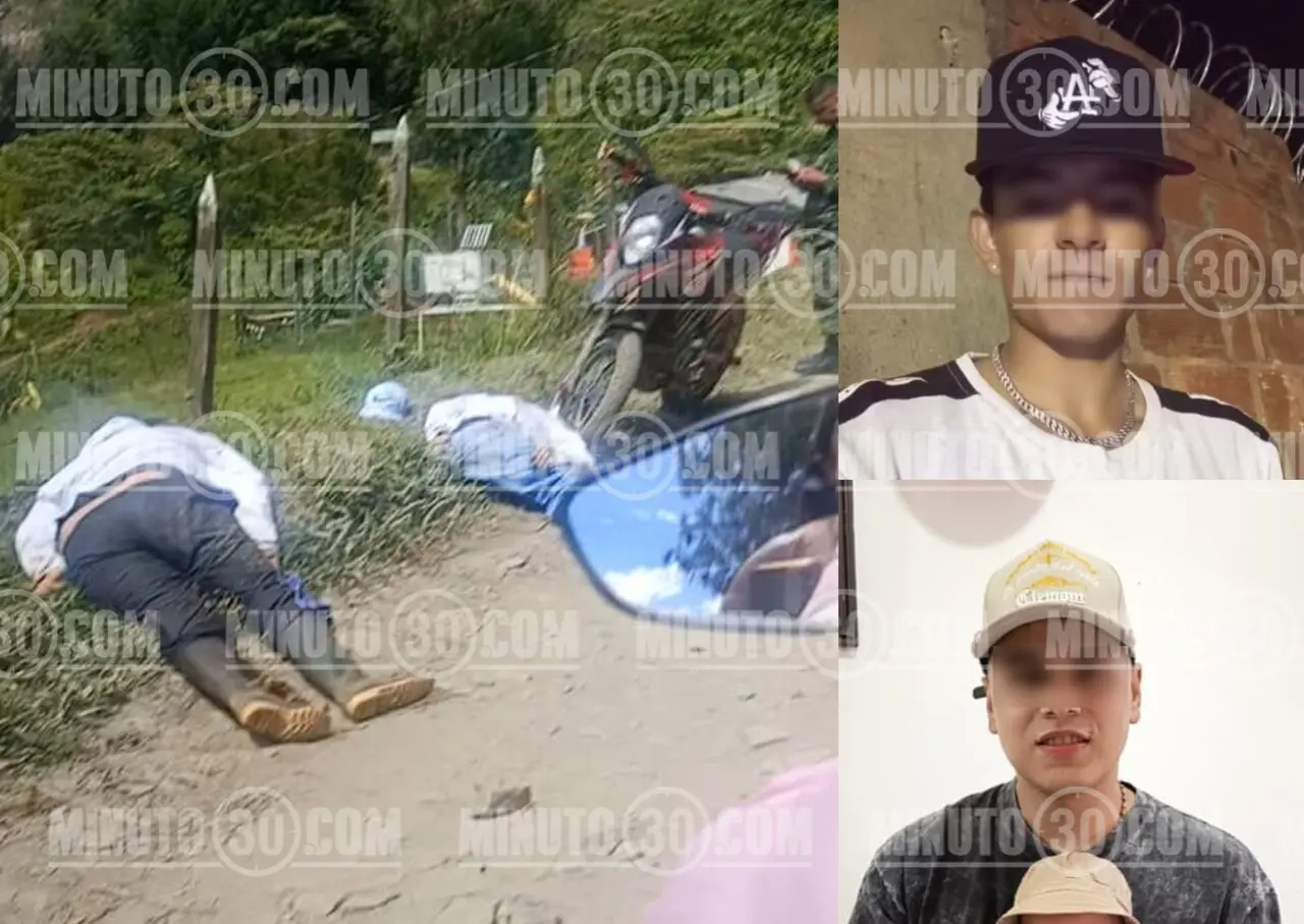 ¡Los dejaron tirados en la carretera! Doble homicidio en Los Medios, conmociona a Sonsón 2 Dos hombres asesinados en los medios, corregimiento de sonsón