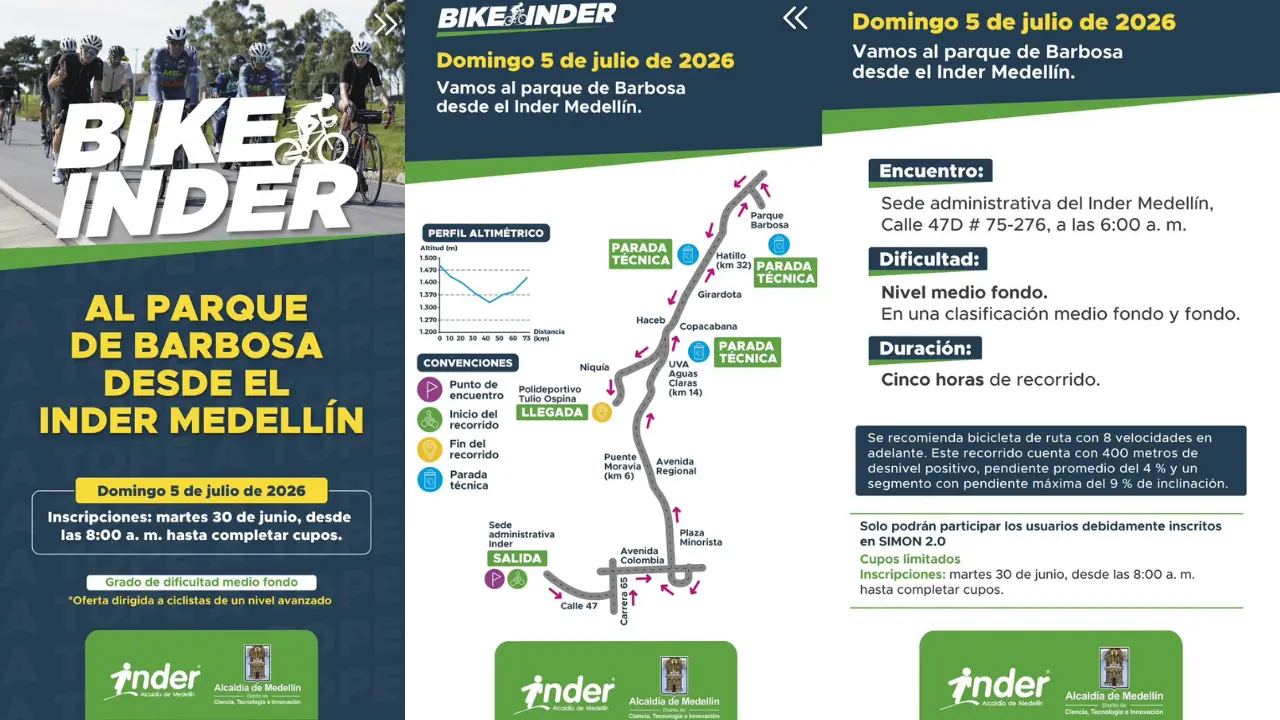 ¡Aliste la bici! Abren inscripciones para una nueva rodada desde Medellín 1 ¡Aliste la bici! Abren inscripciones para una nueva rodada desde Medellín