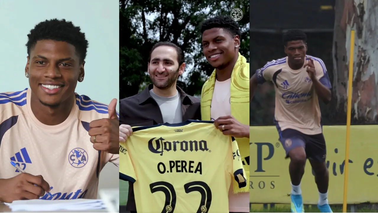 ¡Estampó la firma! El extremo colombiano Óscar Perea es el nuevo refuerzo del América de México 2 oscar perea21