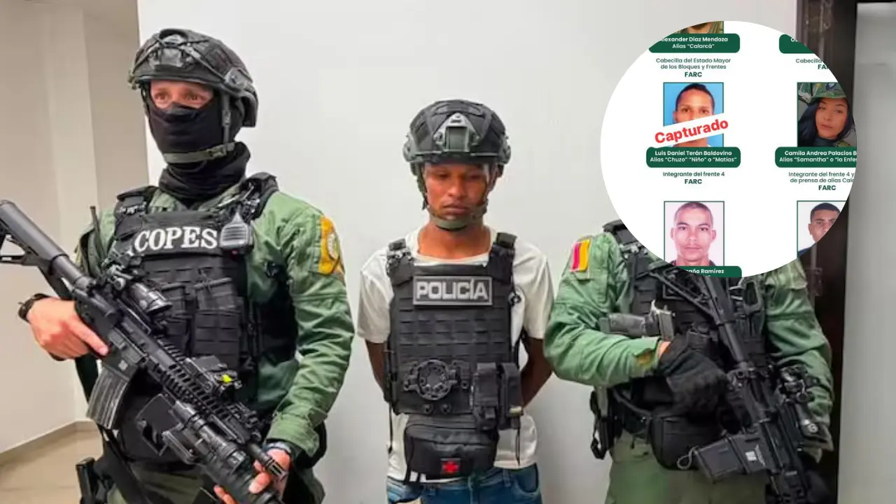 ¡Cayó uno de los más buscados en Antioquia! Alias 'Chuzo', el temible criminal que rotó por tres grupos armados