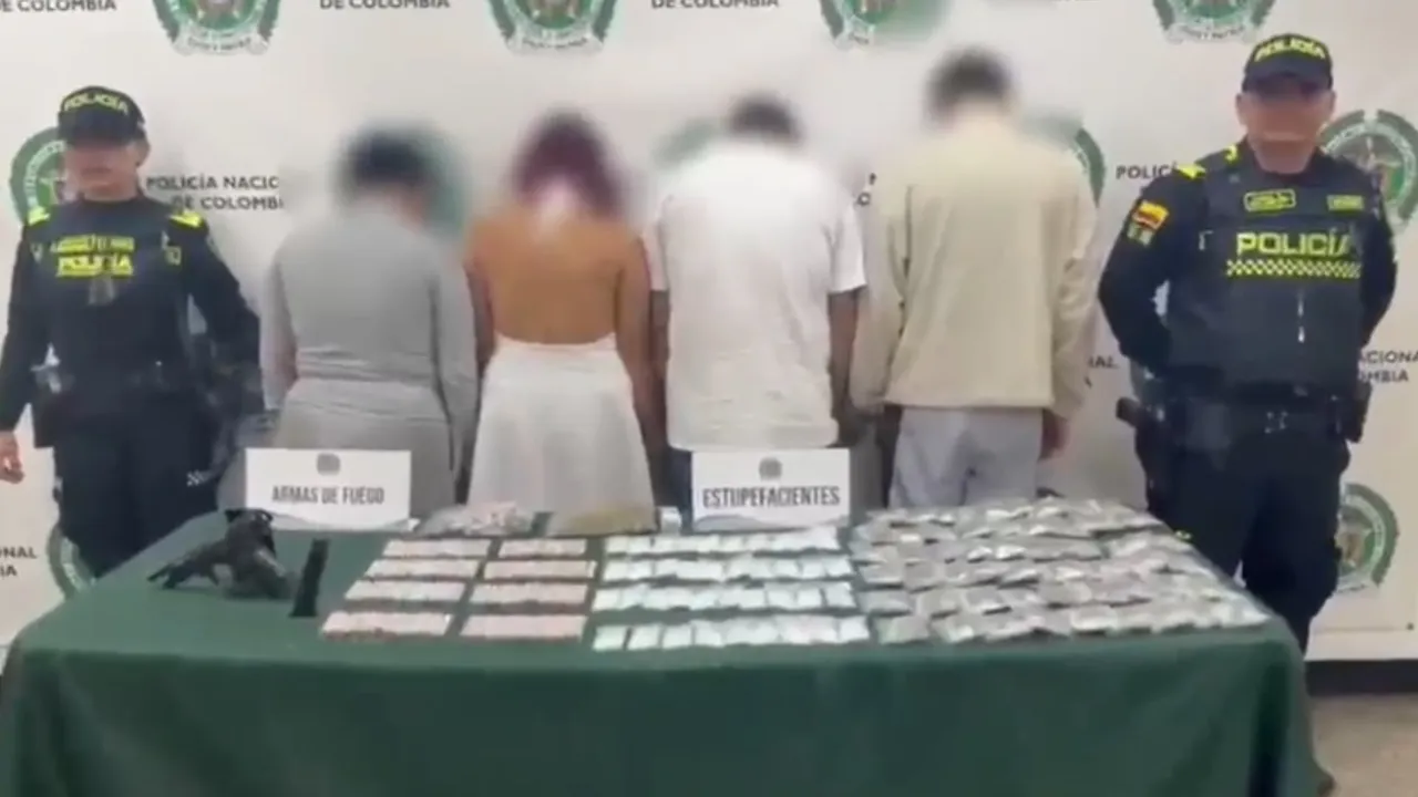 ¡Riña terminó a los tiros en Bosa! Persecución dejó cuatro capturados y más de 2.000 dosis de droga incautadas