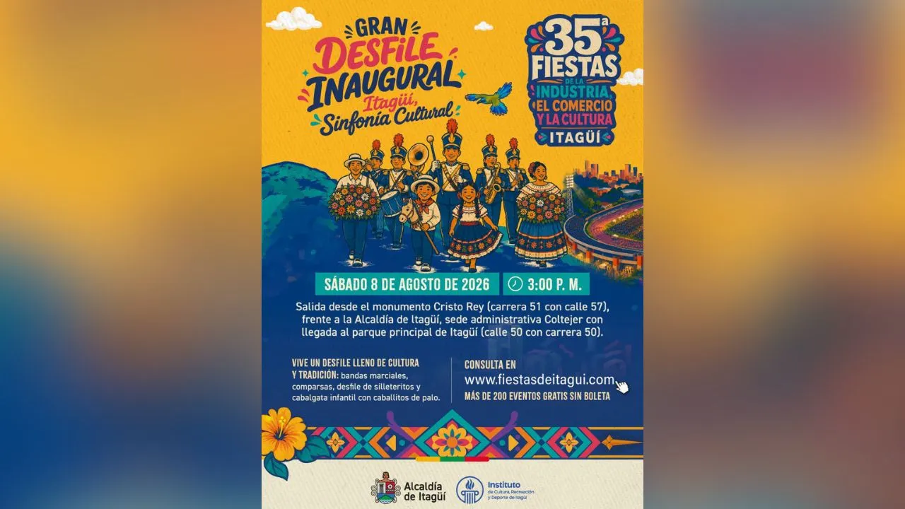 ¡10 días de pura celebración! Conozca la programación oficial para las Fiestas de Itagüí 2026 2 Fiestas de Itagui 2
