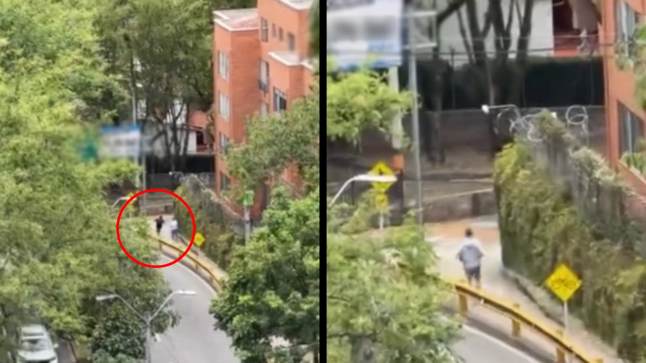 ¡Urgente! Por un par de tenis se armó tremenda balacera en Envigado: un presunto ladrón fue capturado