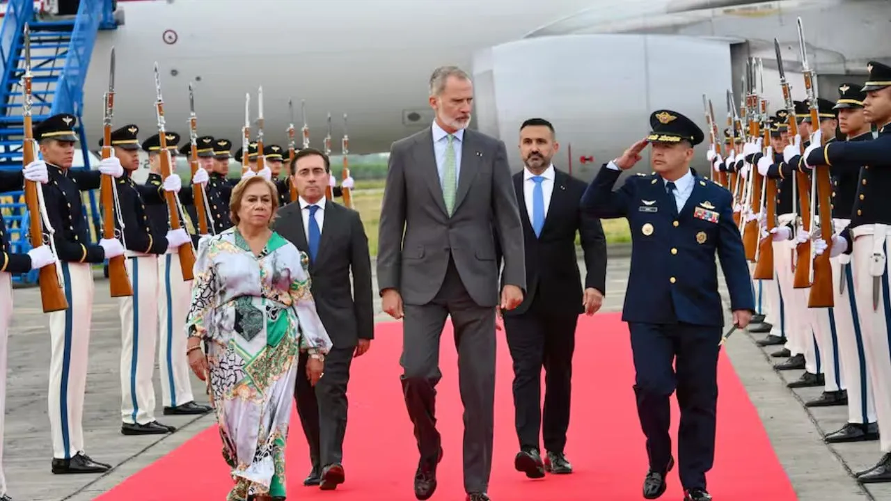 ¡Felipe VI ya está en Cali! Rey de España llegó para la posesión de Abelardo de la Espriella