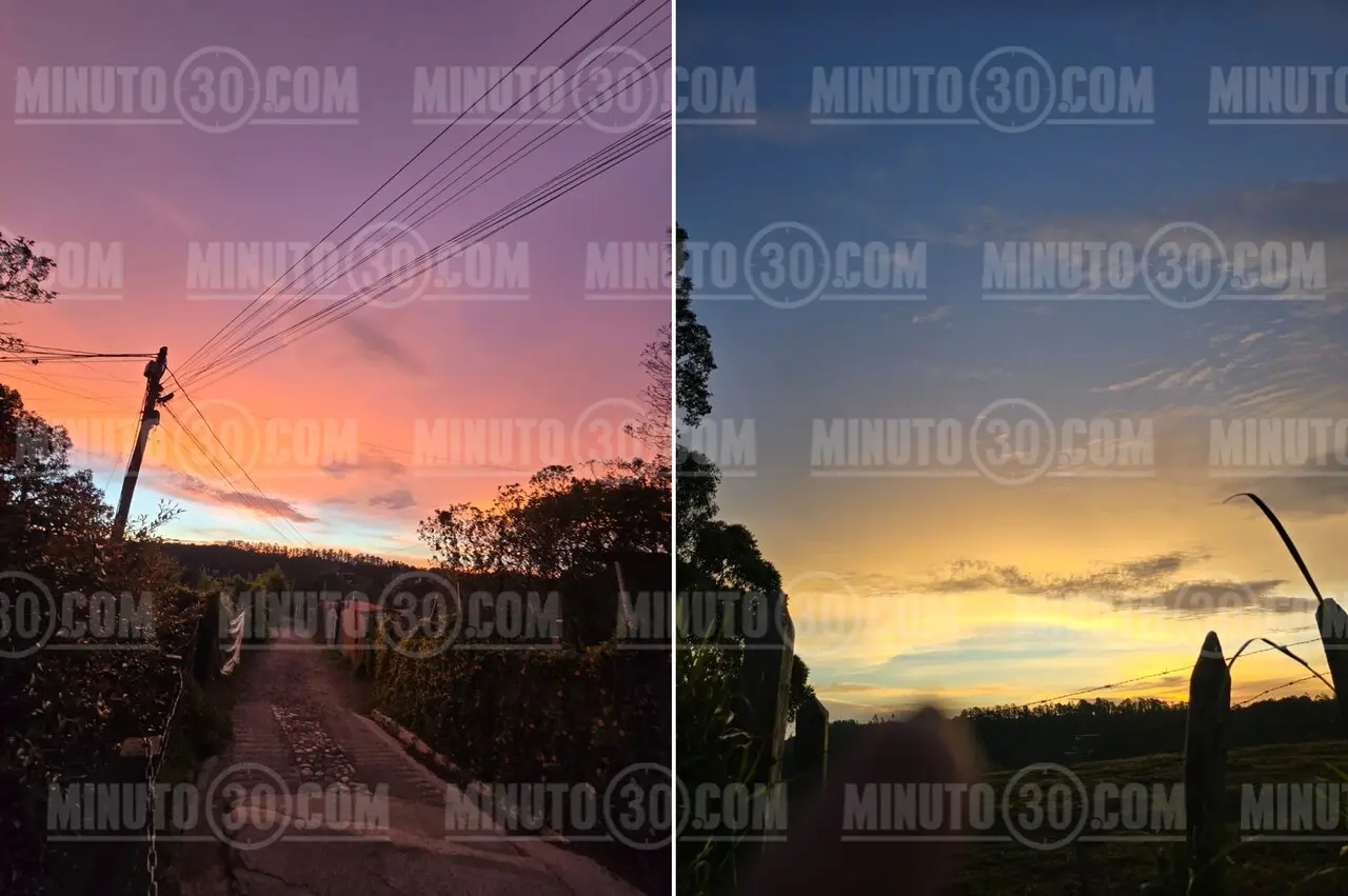 ¡Viernes de colores! Un hermoso amanecer poseclipse lunar cautivó con su belleza 3 amanecer 28 de agosto