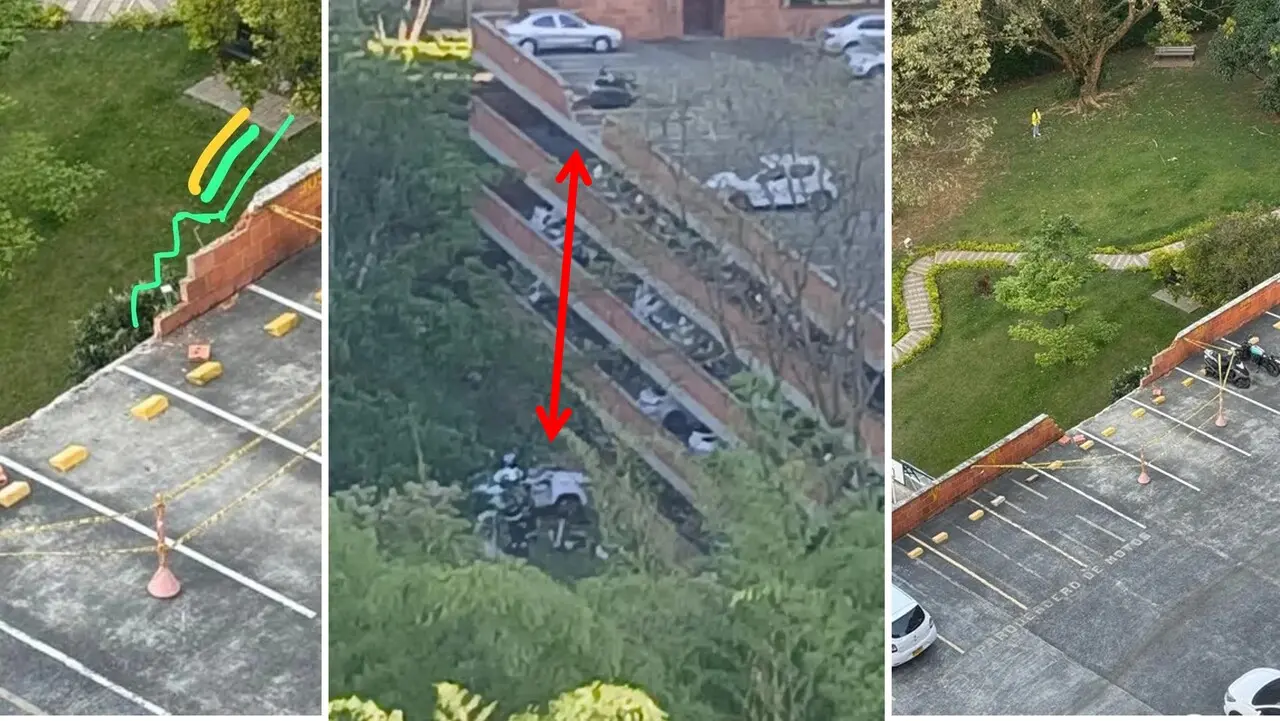 ¡Tragedia cuando iba a parquear! Verónica perdió el control del carro y cayó al vacío, en la Loma de los Bernal 1 bernal1