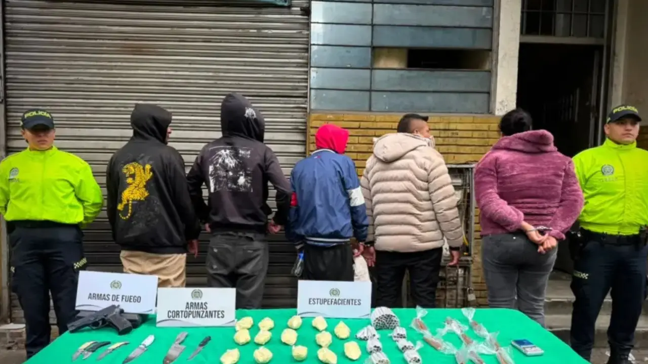 Golpe a ‘Lucifer’: cinco capturados por vender droga en ‘pagadiarios’ de Bogotá