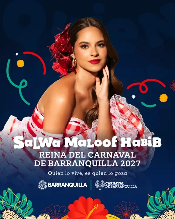 ¡Le llevaron la corona hasta la casa! Salwa Maloof Habib es la nueva Reina del Carnaval de Barranquilla 2027 4 carnaval3