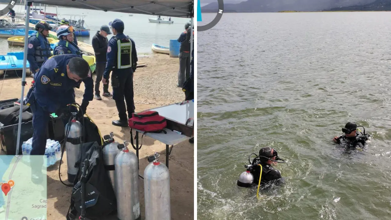 ¡Triste final! Hallaron a Sandy Astrid tras tres días de búsqueda en el embalse Tominé