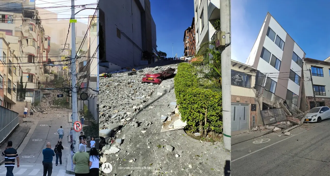 ¡Atención! Reportan graves daños en la Catedral de Manizales y varias edificaciones, tras el terremoto en Colombia 2 manizales2