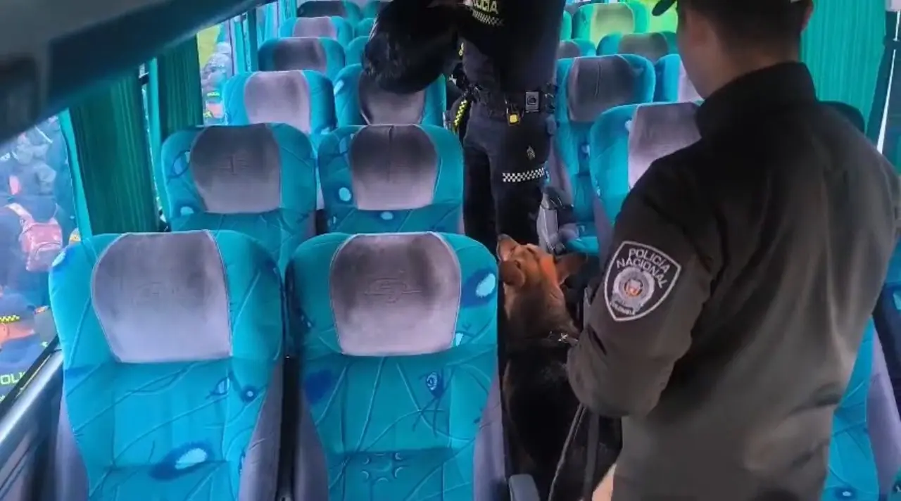 ¡Machetes, cuchillos y marihuana! Incautaciones a la entrada del Campín, previo al duelo entre Fortaleza y Nacional 3 nacional campin2