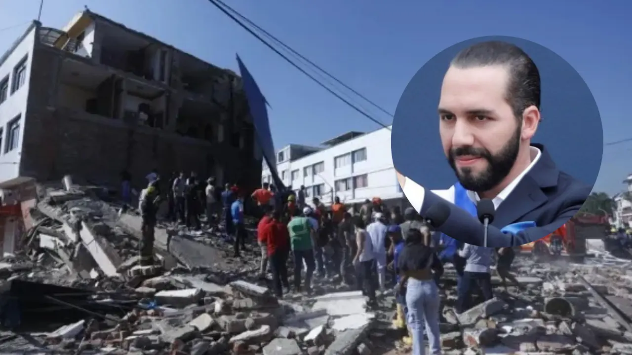 Bukele enviará 100 toneladas de ayuda humanitaria a Colombia tras el terremoto