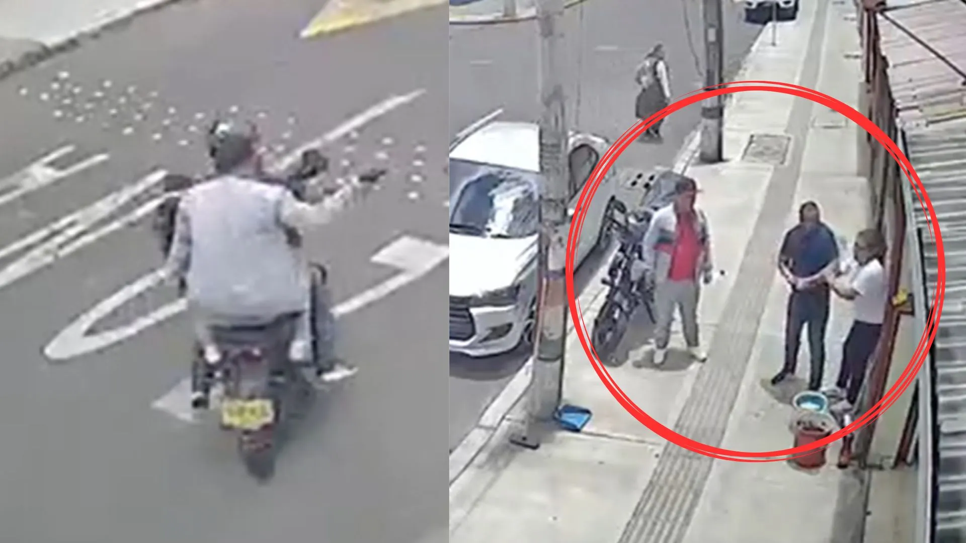¡Con arma en mano y a plena luz del día! Video capta violento atraco en el barrio Santa Rita de Bogotá