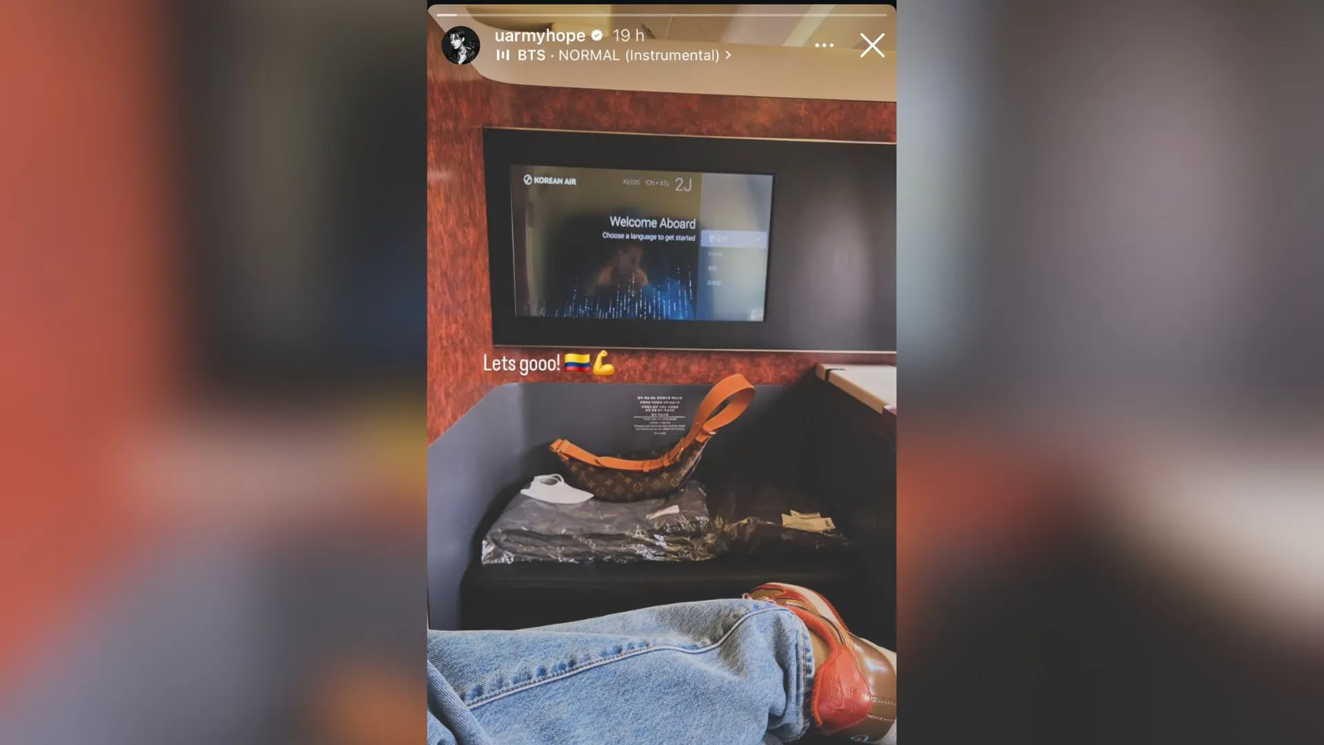 ¡BTS ya viene! V y J-Hope encienden la emoción de sus fans al compartir imágenes rumbo a Colombia 3 ¡BTS ya viene! V y J-Hope encienden la emoción de sus fans al compartir imágenes rumbo a Colombia