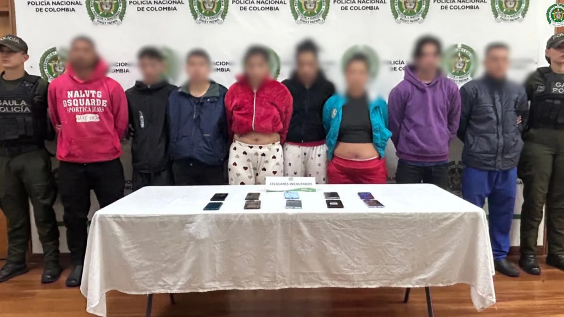 Judicializan a 10 presuntos miembros del Tren de Aragua por extorsiones a transportadores en Bosa
