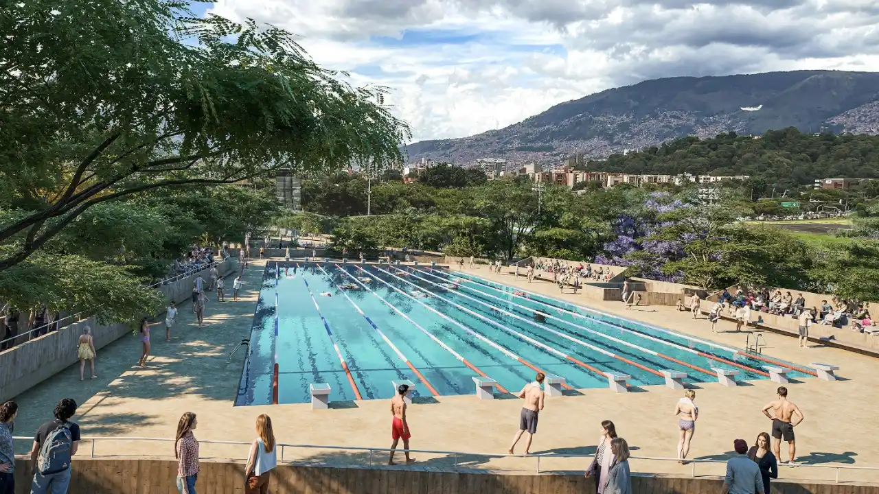 ¡Se viene una 'belleza' de escenario! Licitan las nuevas obras del Gran Parque Medellín 1 Licitan las nuevas obras del Gran Parque Medellín