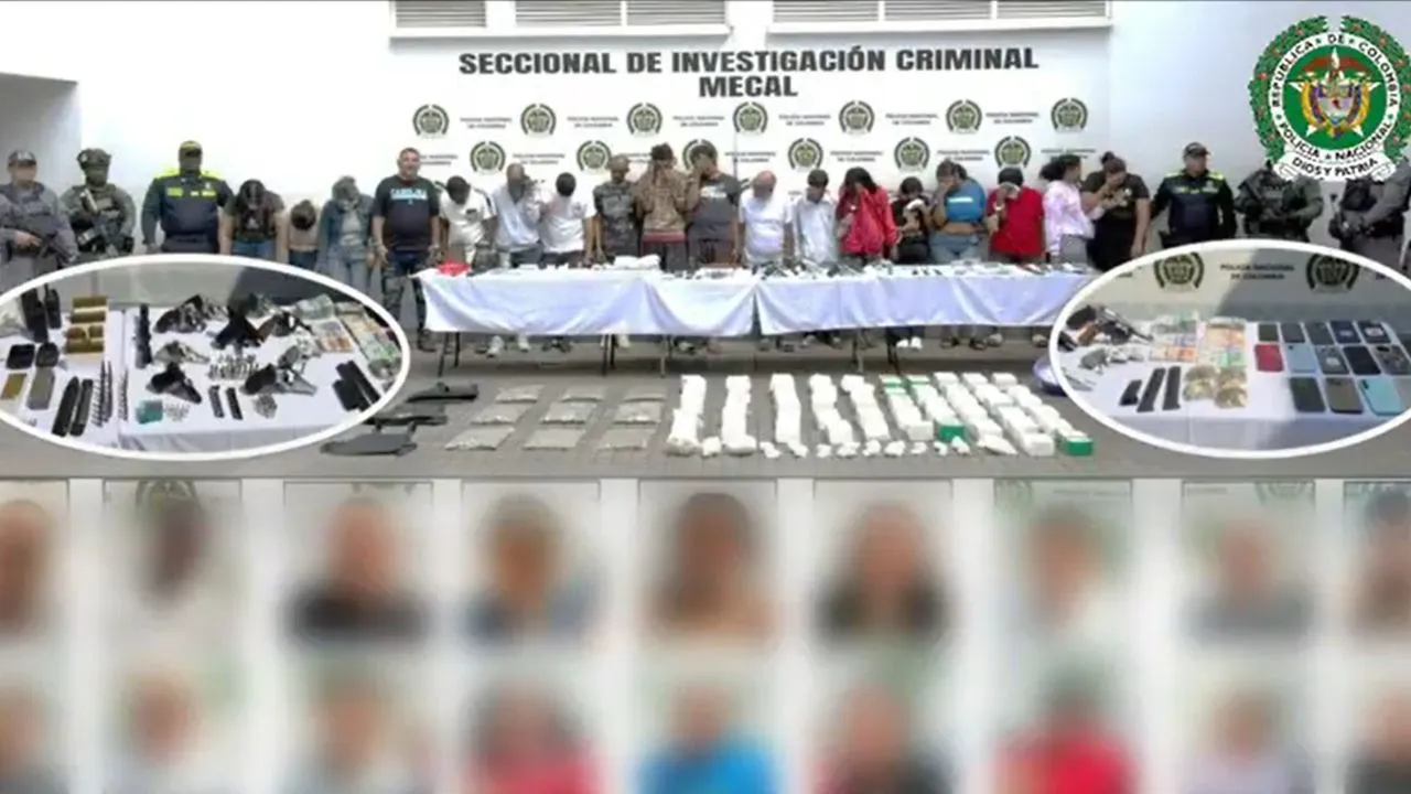¡Se les cayó el negocio! Golpe a ‘Los África’ dejó 18 capturados y una millonaria incautación de droga en Cali