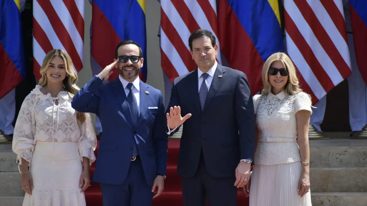 Marco Rubio aterrizó en Barranquilla entre estrictas medidas de seguridad
