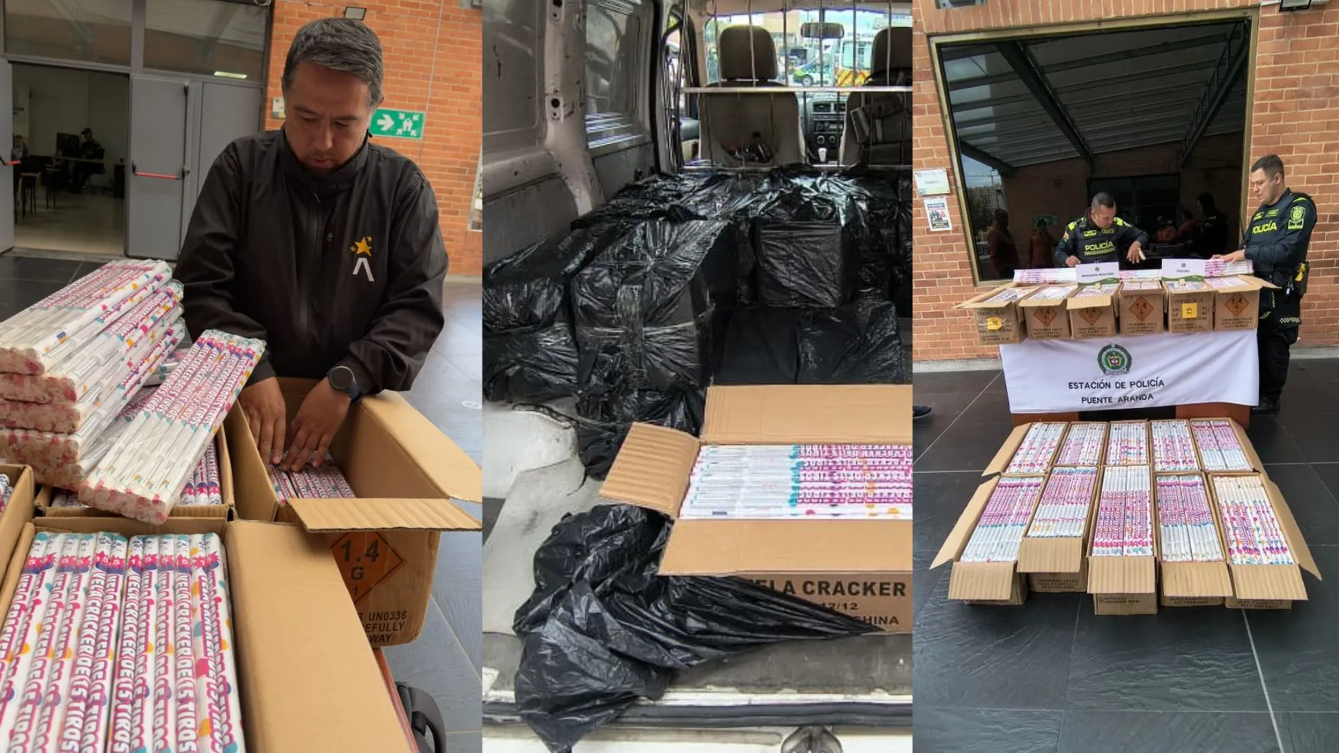 Alerta ciudadana permitió incautar 3.240 artefactos pirotécnicos que eran transportados sin permisos en Bogotá