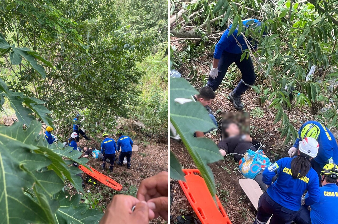 ¡Se dieron con un árbol! Un muerto y tres heridos deja accidente en la vía Santa Fe de Antioquia Bolombolo 3 anza2
