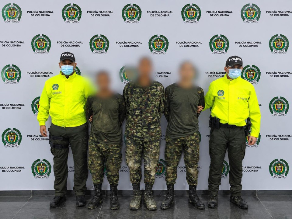 Tres paramilitares fueron capturados en el operativo donde fue dado de baja alias «cholo» 6 cholo5