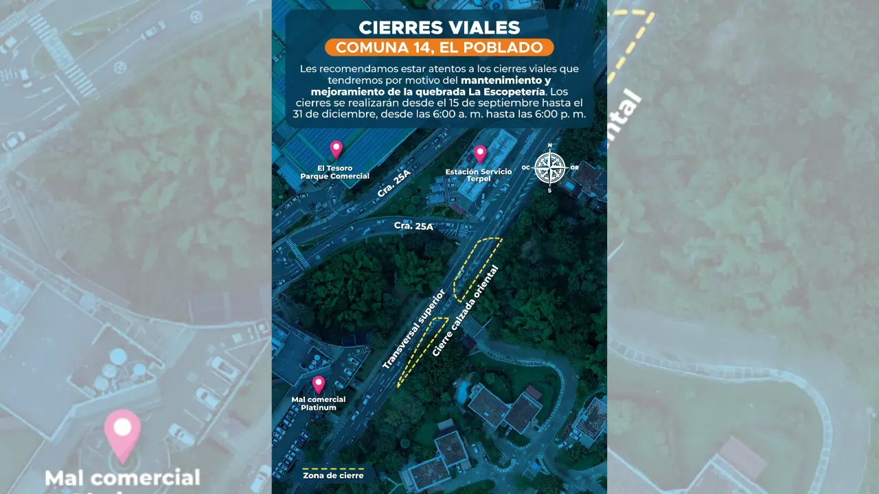 Ojo conductores: habrá cierre en la Transversal Superior y así funcionará el paso 2 Ojo conductores: habrá cierre en la Transversal Superior y así funcionará el paso