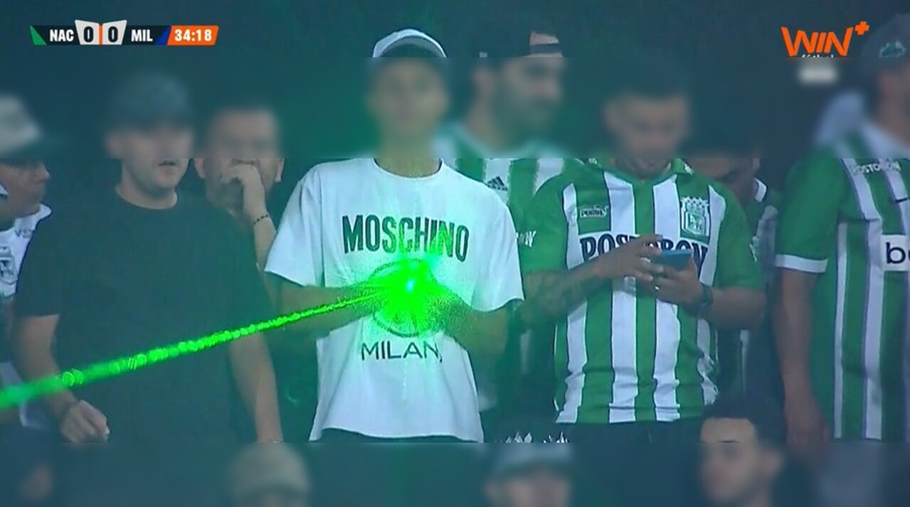Empate amargo en el Atanasio: Nacional y Millonarios igualaron en un clásico marcado por lesión, roja, láser y el debut de James 2 el del laser