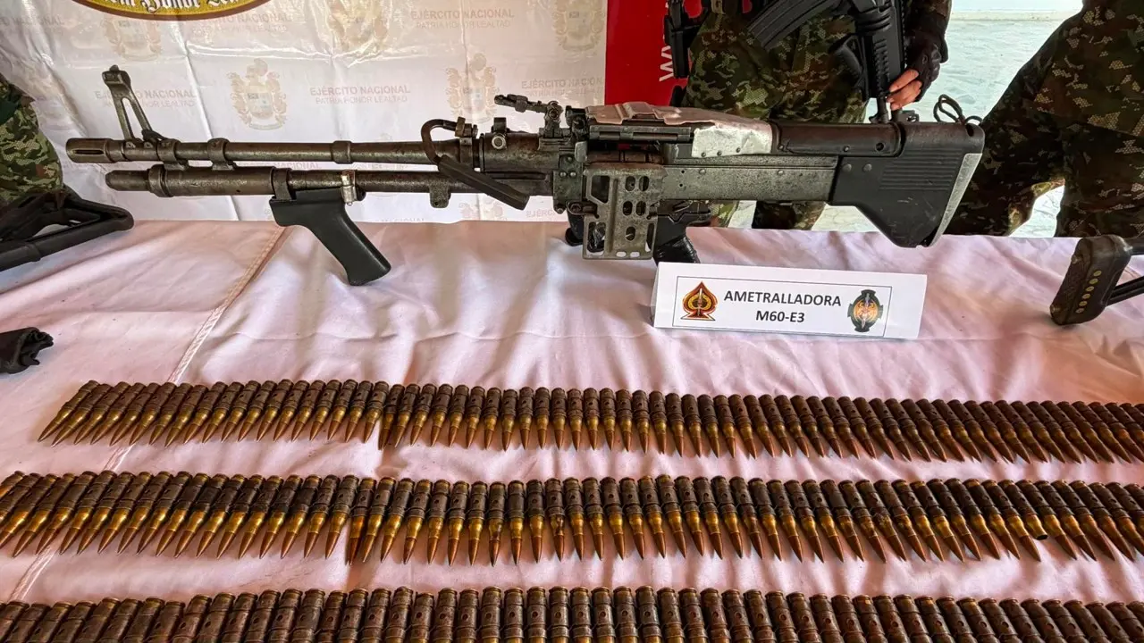 ¡Con armas, munición y material de intendencia! Cuatro miembros del Clan del Golfo se entregaron en Briceño 3 entrega briceno1