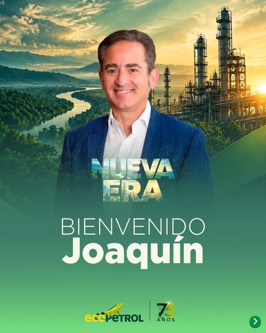 Joaquín Gutiérrez es designado como nuevo presidente de Ecopetrol con la misión de liderar su "renacer" 2 joaquin ecopetrol1