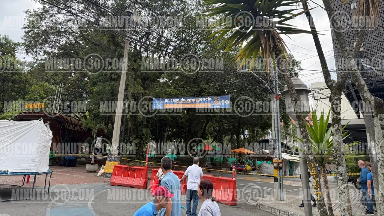 ¡Urgente! Por fuga de gas evacuan el parque de Sabaneta 1 parque de sabaneta