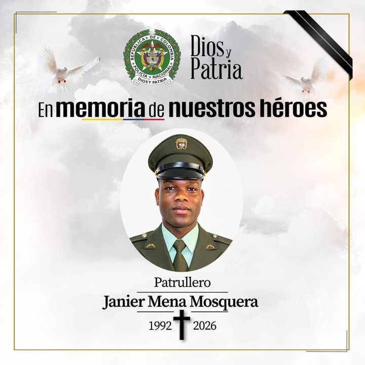 ¡6 días luchando por su vida! Murió policía herido en atentado a bala en Ocaña 2 policia ocana2