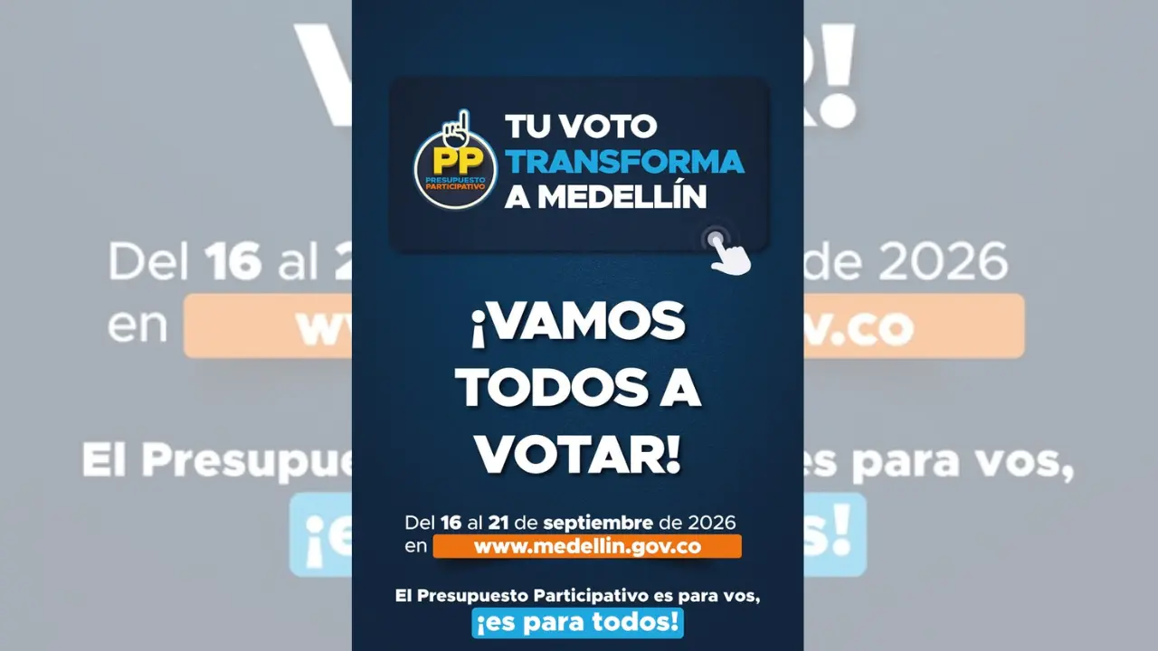 ¡Últimos días! Medellín abre la recta final para elegir proyectos de Presupuesto Participativo 1 ¡Últimos días! Medellín abre la recta final para elegir proyectos de Presupuesto Participativo