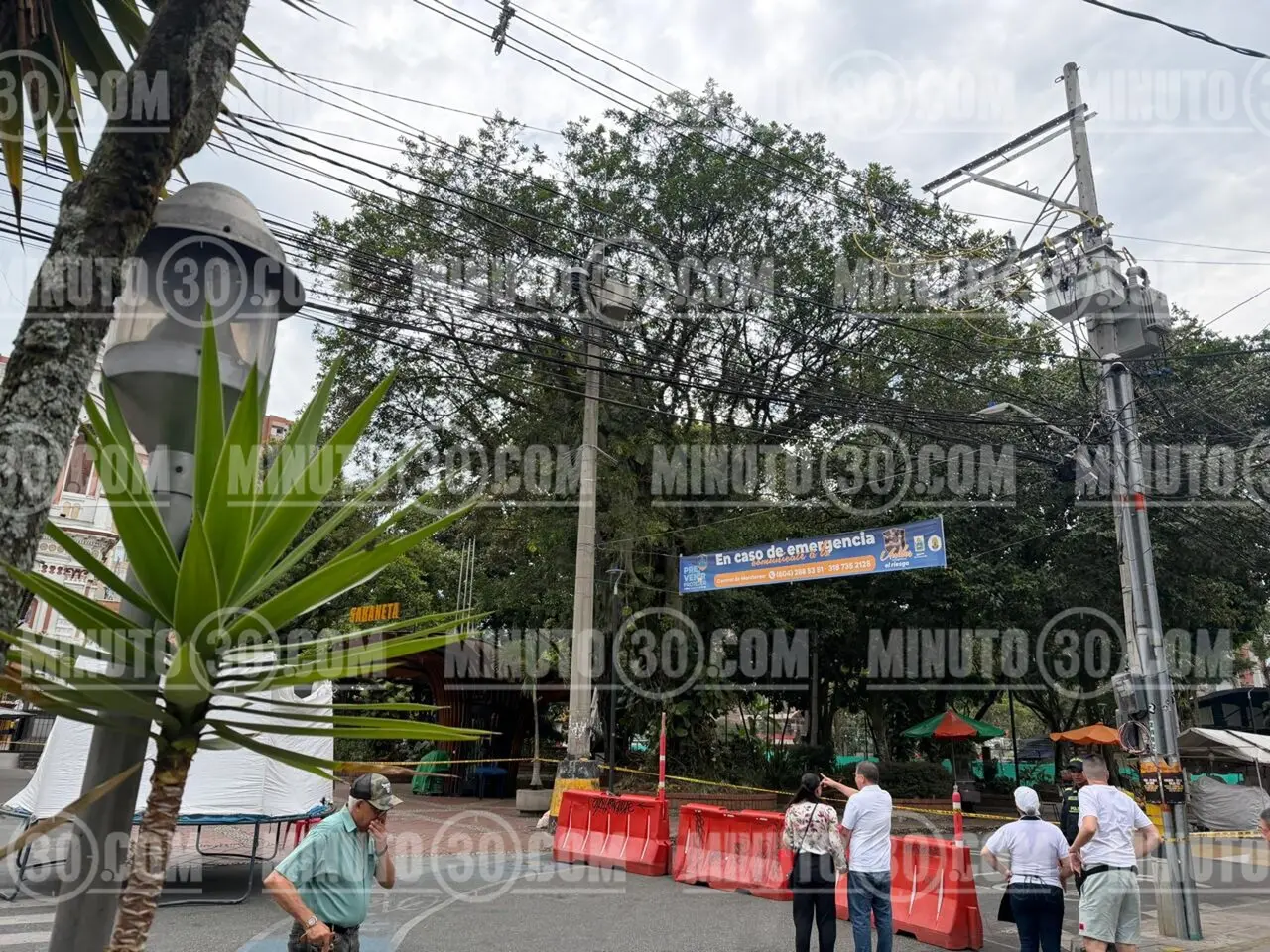¡Urgente! Por fuga de gas evacuan el parque de Sabaneta 2 sabaneta fuga de gas2