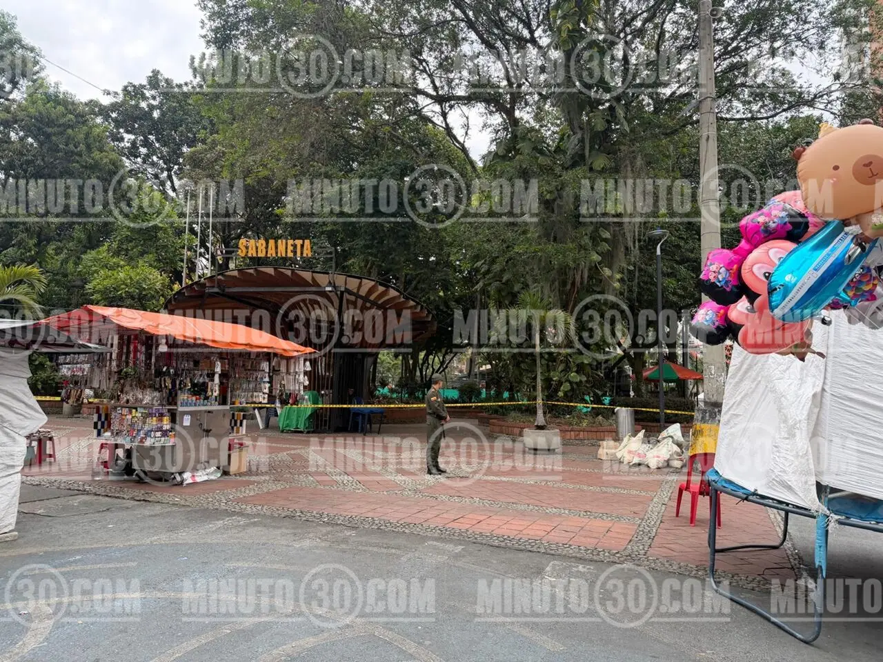 ¡Urgente! Por fuga de gas evacuan el parque de Sabaneta 3 sabaneta fuga de gas3