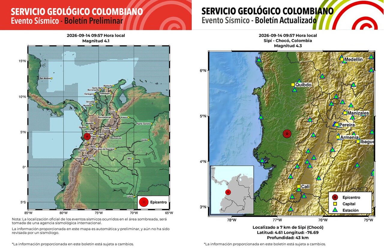 ¡Lunes movidito! Dos fuertes temblores con diferencia de 4 minutos se registraron sobre las 10 de la mañana 2 temblor 957
