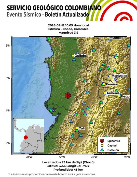¡Más pasito pero más superficial! Tembló pasaditas las 10 de la mañana ¿le sonó la alarma? 2 temblor sabado 12 de sept
