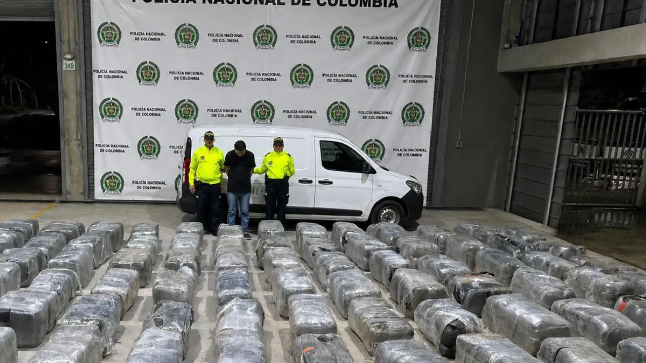 ¡No llegó a Medellín! Incautan 2,5 toneladas de marihuana que iban para 'Los Triana'