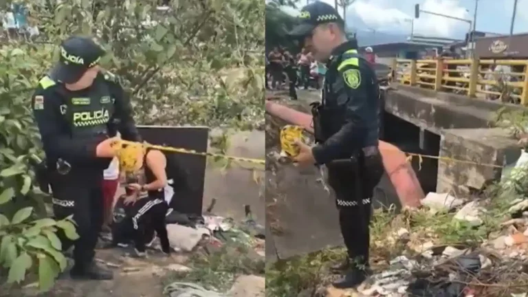 Policía acordonando una escena judicial. Imagen de archivo, no corresponde al caso de Fredy Blanco.
