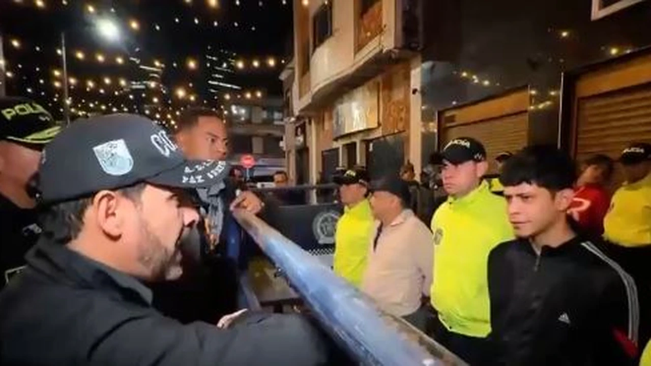 El presidente Abelardo De La Espriella encaró a alias Mailo en pleno operativo en Bogotá
