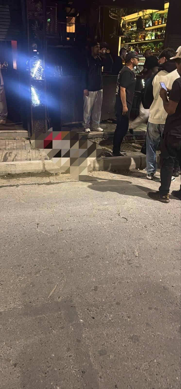 Zona de discotecas La Alambra, en El Carmen de Viboral, Antioquia, tras el homicidio de un hombre