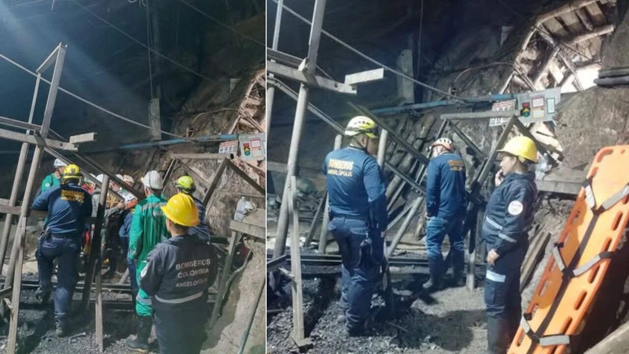 Bomberos de Angelópolis en una emergencia en una mina (imagen de referencia)