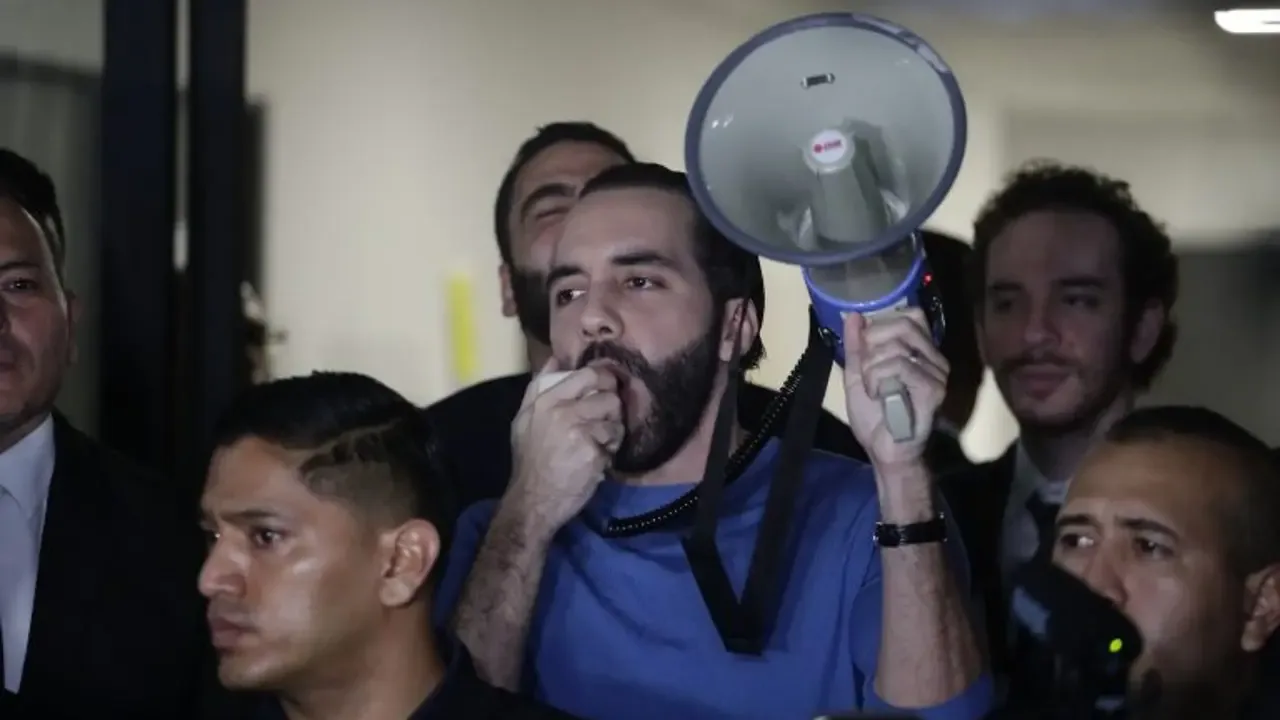 Fotografía de archivo del presidente de El Salvador, Nayib Bukele