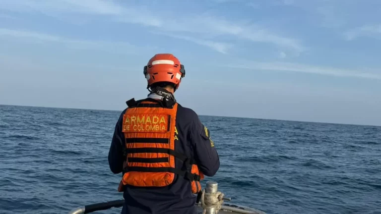 Labores de búsqueda de la Armada Nacional en el mar de Caño Dulce, Atlántico