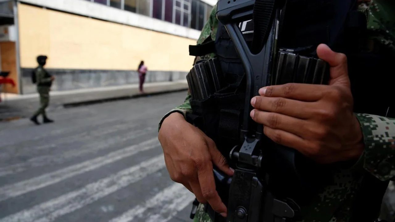 Imagen de archivo de la militarización de Cali durante el Paro Nacional de 2021