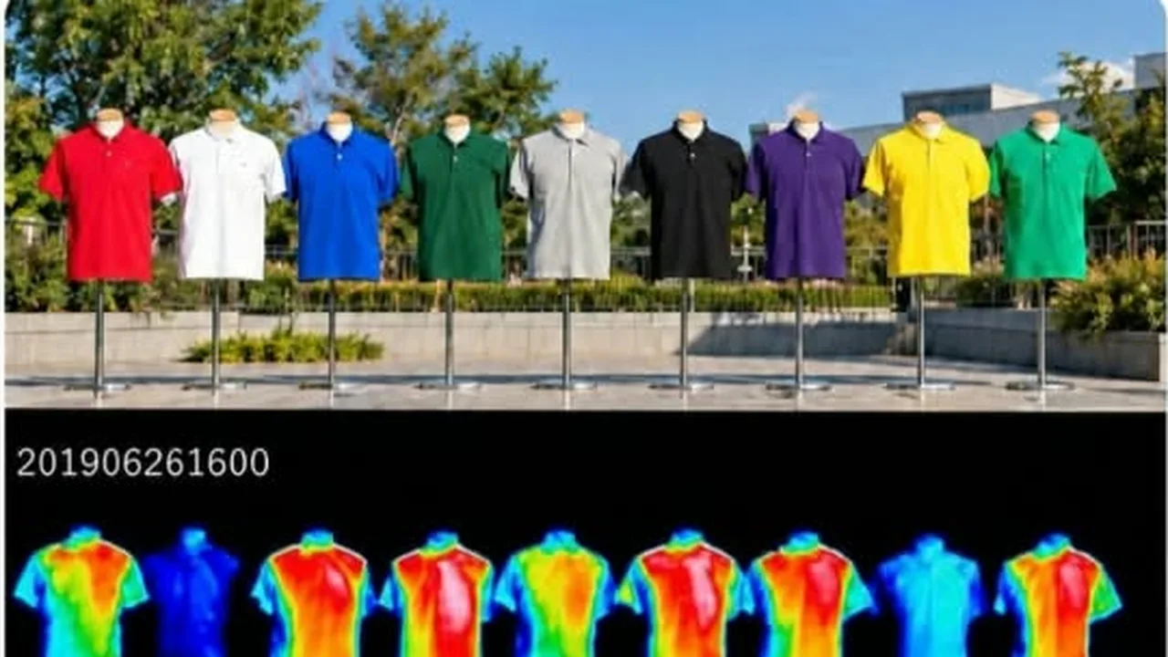 ¿Negro o blanco? Así influye el color de la camiseta en el calor que sentirá bajo el sol