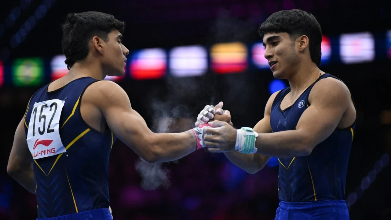Ángel Barajas y Camilo Vera en el Mundial de Gimnasia Artística de Róterdam 2026